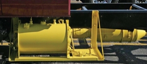 Plano's pumpers have a distinctive lime yellow sign board above the compartments on both sides of the rig. Dual pre-connects are located behind the striped front bumper (Fire Apparatus Photo by Bob Barraclough) 