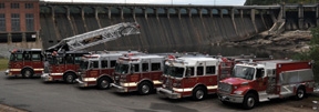 Euless, Texas uses a single axle ladder Sutphen quint.