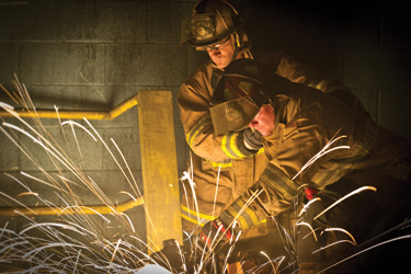 Globe Manufacturing Co. uses a fabric blend for its turnout gear outer shells