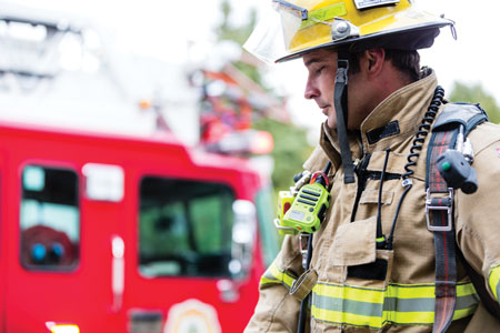 2 The MACH Alert system is designed to reduce alarm handling time from when dispatchers receive a 911 call to the time they dispatch the alert and also the time when the fire station receives the alert to when firefighters actually roll on the call. (Photo courtesy of Motorola Solutions