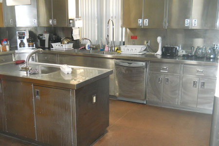 Everything About This Kitchen Is Stainless Steel