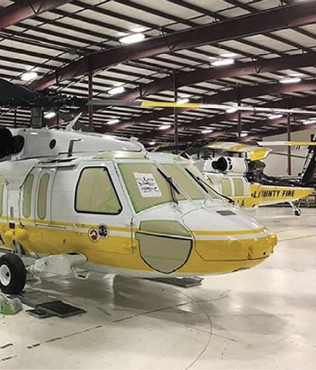 A Sikorsky S-70i under construction at United Rotocraft in Colorado.