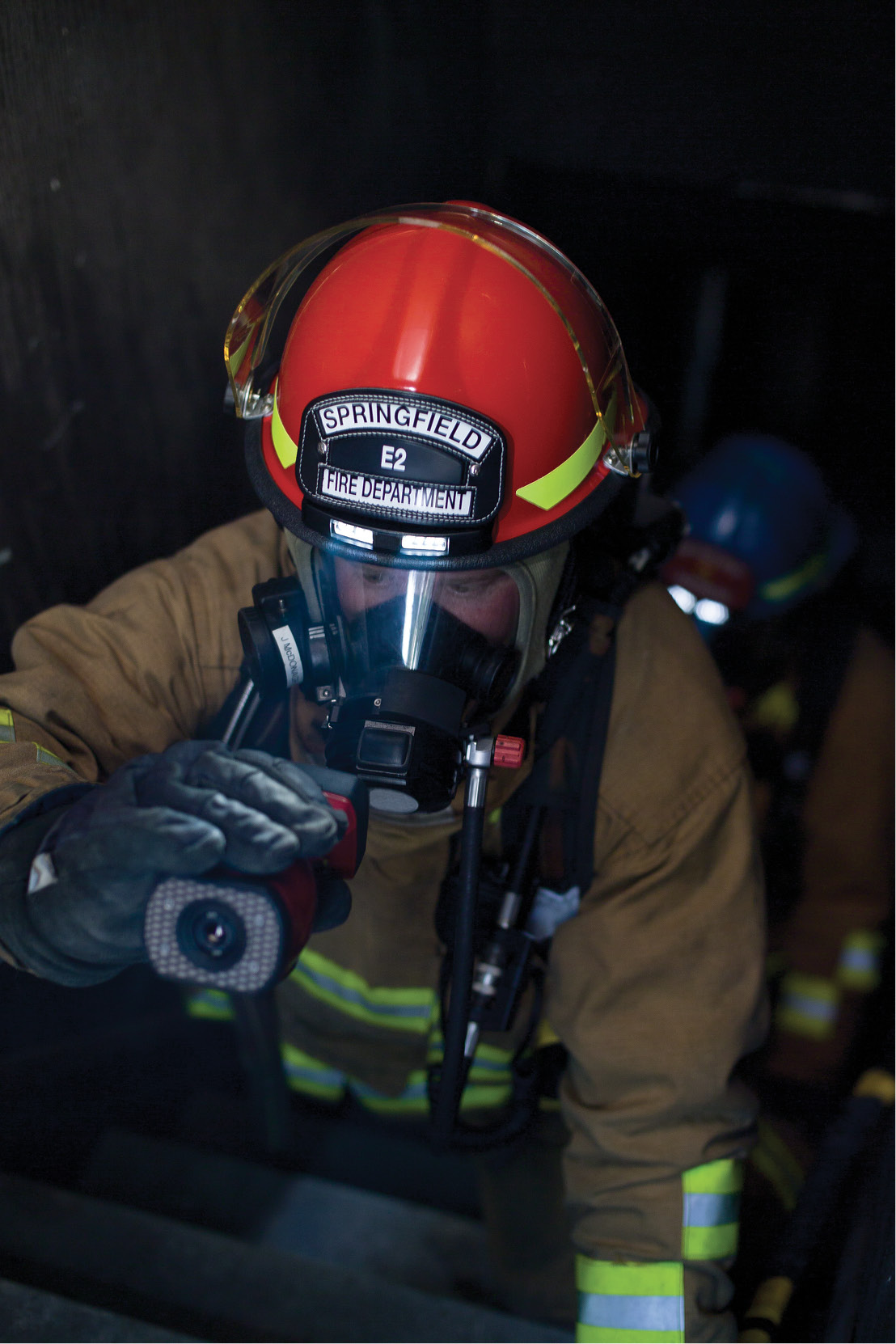 Using a TI gives firefighters back their sense of sight when on the fire scene. (Photo courtesy of Bullard.)