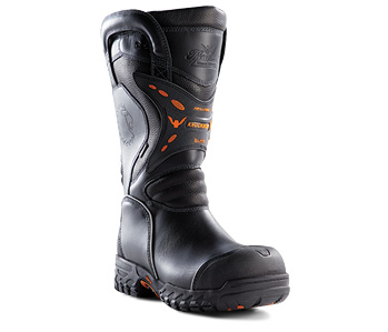 Thorogood also makes the Knockdown Elite leather structural boot, a 14-inch pull-on model with a StedAir® PTFE waterproof barrier.