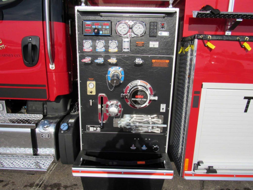 Midwest pumper-tanker with Hale pump