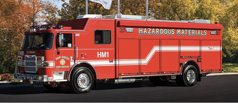 Hazmat Responses Answered with Large and Small Rigs