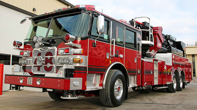 First Electric Fire Truck in North America Made by Pierce