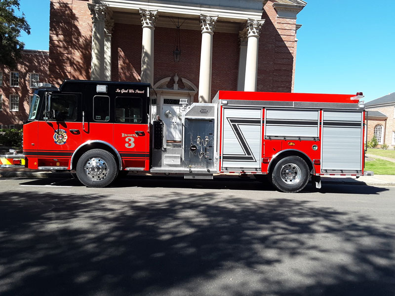 Shady Grove Volunteer Fire Department's new pumper. (Source: Shady Grove VFD Facebook page)