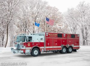 The new Rescue Squad 6 will be similar to this Waldorf VFD, Rescue Squad 3 (Source: Second District Volunteer Fire Department and Rescue Squad)