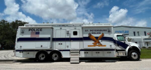 St. Petersburg Police Department in Florida has welcomed into service a new highly advanced C-44X-4 mobile command vehicle from Frontline Communications.