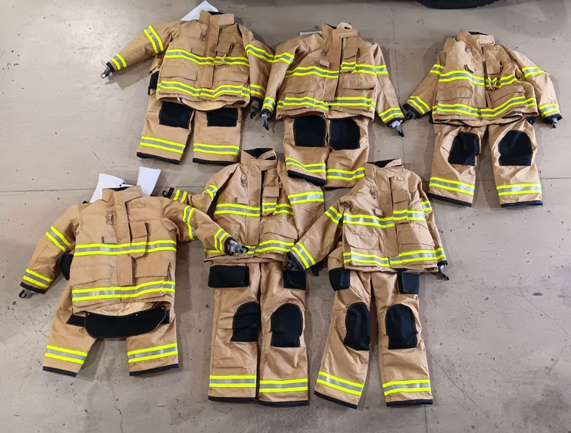 The Warrensburg Fire Department has taken delivery of six new sets of structural firefighter personnel protective equipment (PPE). (Source: Warrensburg Fire Department Facebook page)