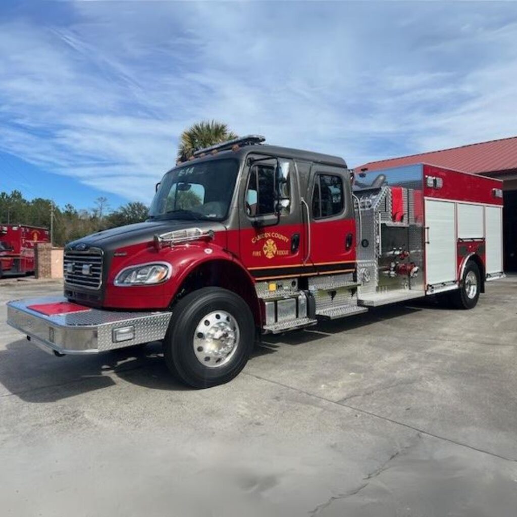 Camden County Fire Rescue staff honored historic firefighters with a push-in ceremony on Friday, January 19, 2024. (Source: Camden County Fire Rescue Facebook page)