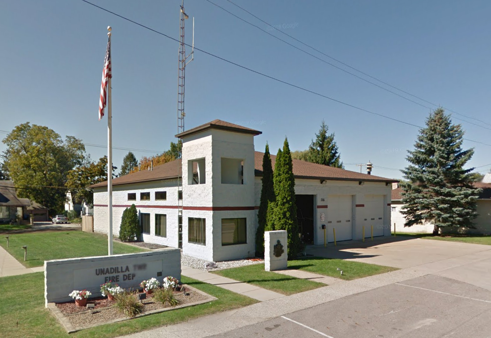 The Unadilla Township Fire Department, located at 116 Main Street in Gregory, Michigan. (Google maps)