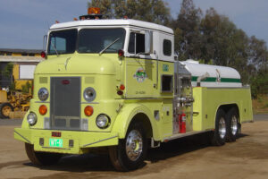 The fire truck in question. (Photo by Chuck Madderom)