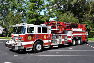 Brookhaven Fire Department's Pierce Arrow XT Ascendant Quint. (Photos by Bob Vaccaro)