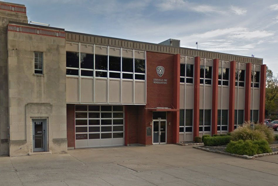 Louisville Fire Headquarters, 1135 West Jefferson Street, Louisville, KY. (Source: Google maps)