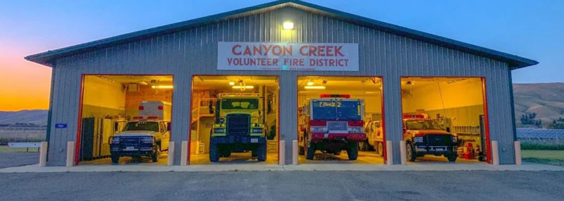 Canyon Creek Rural Fire District is located at 7560 Duffy Lane, Canyon Creek, Montana. (Source: Canyon Creek Rural Fire District)