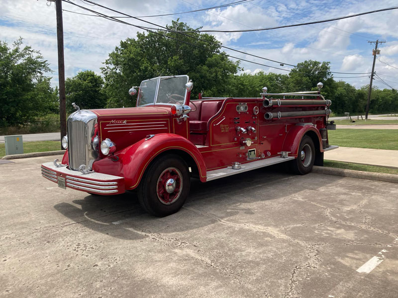 Look who is back in town and on the streets. If you see Mack give it a wave, Sherman Fire Rescue said in a Facebook post.