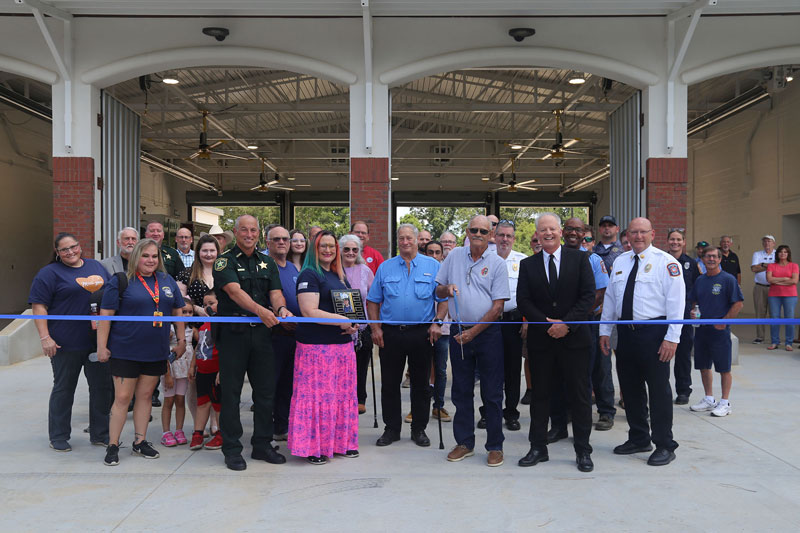 Escambia County celebrated Beulah's newest fire station with the ribbon cutting and dedication ceremony of the Bradshaw-McNair Fire Station Thursday, July 11. (Source: Escambia County Fire Rescue Facebook page)