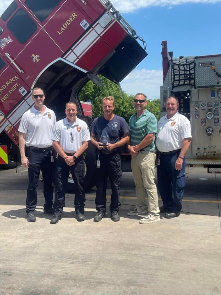 Recently honored as the NAFA (National Association of Fleet Administrators) Fleet Technician of the Year, Curtis Mullins has spent over a decade behind the scenes, playing a pivotal role in the safety and efficiency of the city’s fire apparatus. (Source: City of Round Rock)