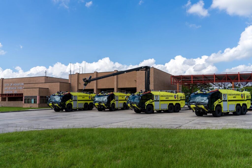 Houston Airports new ARFF units. (Source: Houston Airports)