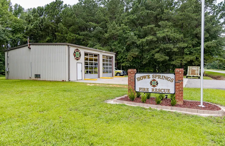 Howe Springs Fire Rescue Station 4 is located at 6128 Old River Road. (Source: Howe Springs Fire Rescue)