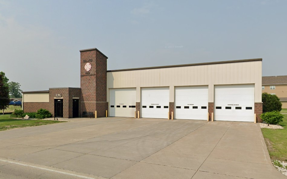 The Silvis Fire Department station is located at 2010 10th Street, Silvis, Illinois. (Google maps)