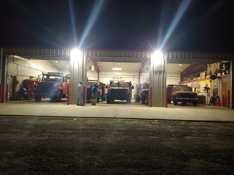 The Amidon Fire Hall is located on Highway 85, Amidon, North Dakota. (Source: Amidon Fire Department Facebook page)