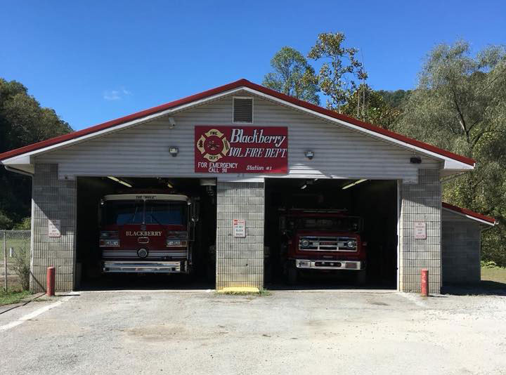 The Blackberry Volunteer Fire Department, 29 Big Blue Springs Road, Ransom, Kentucky.