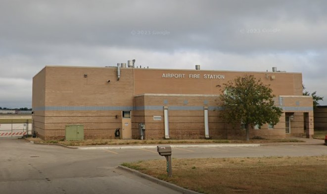 La Crosse Regional Airport Fire Station, 2841 Fanta Reed Road, La Crosse, Wisconsin. (Google maps)