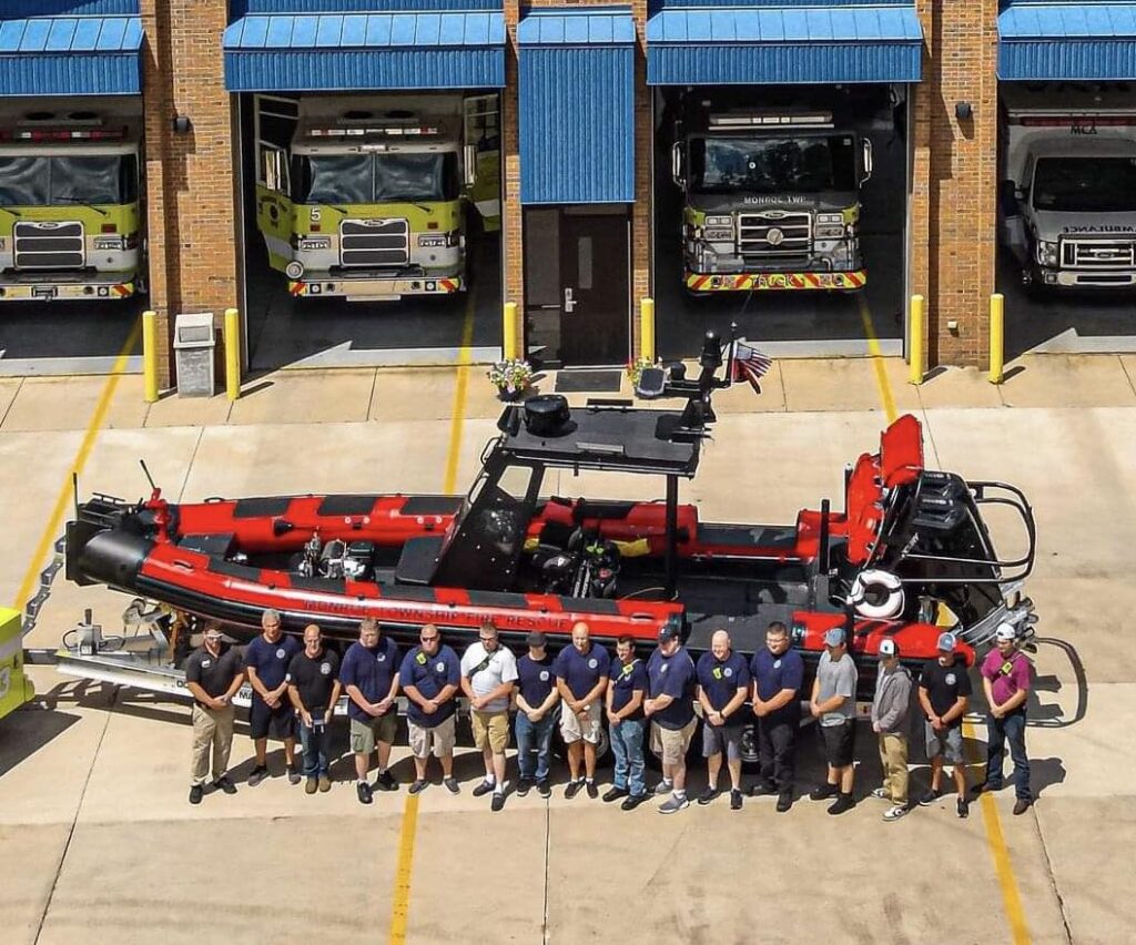 Monroe Township (MI) FD Acquires New $398K Rescue Boat