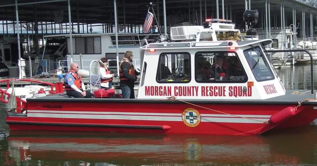 DFR expects to receive the new fireboat, equipped to defend against chemical, biological, radiological and nuclear hazards, in February 2025, according to Chief Tracy Thornton. (Source: Morgan County Rescue Squad Facebook page)