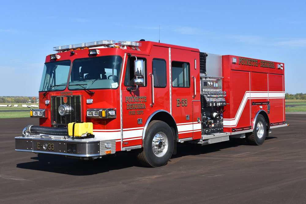 CustomFIRE Builds Side-Mount Rescue-Pumper for Poynette-Dekorra (WI) FD