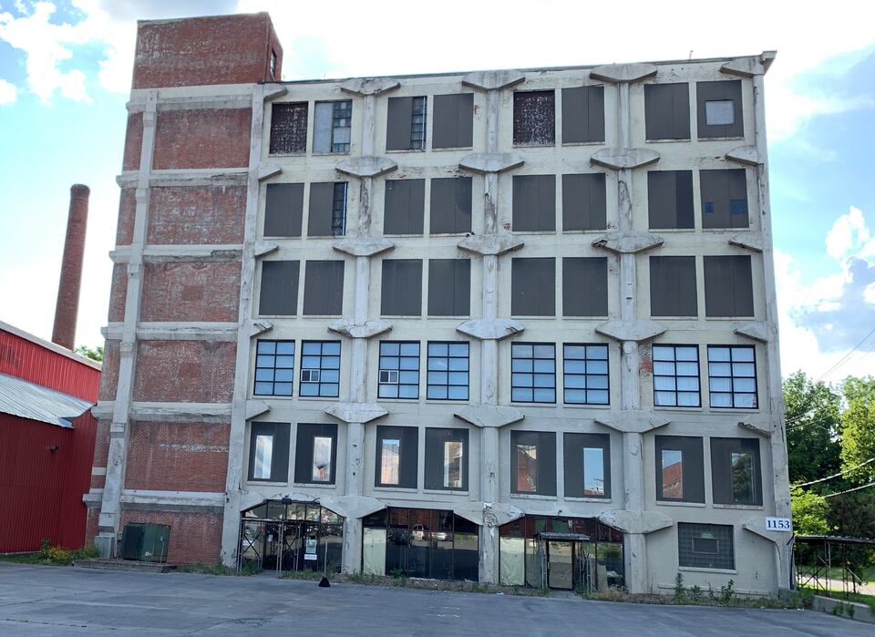 Syracuse plans to move its police and fire headquarters to this century-old factory built by the Lipe-Rollway Company. (Tim Knauss)