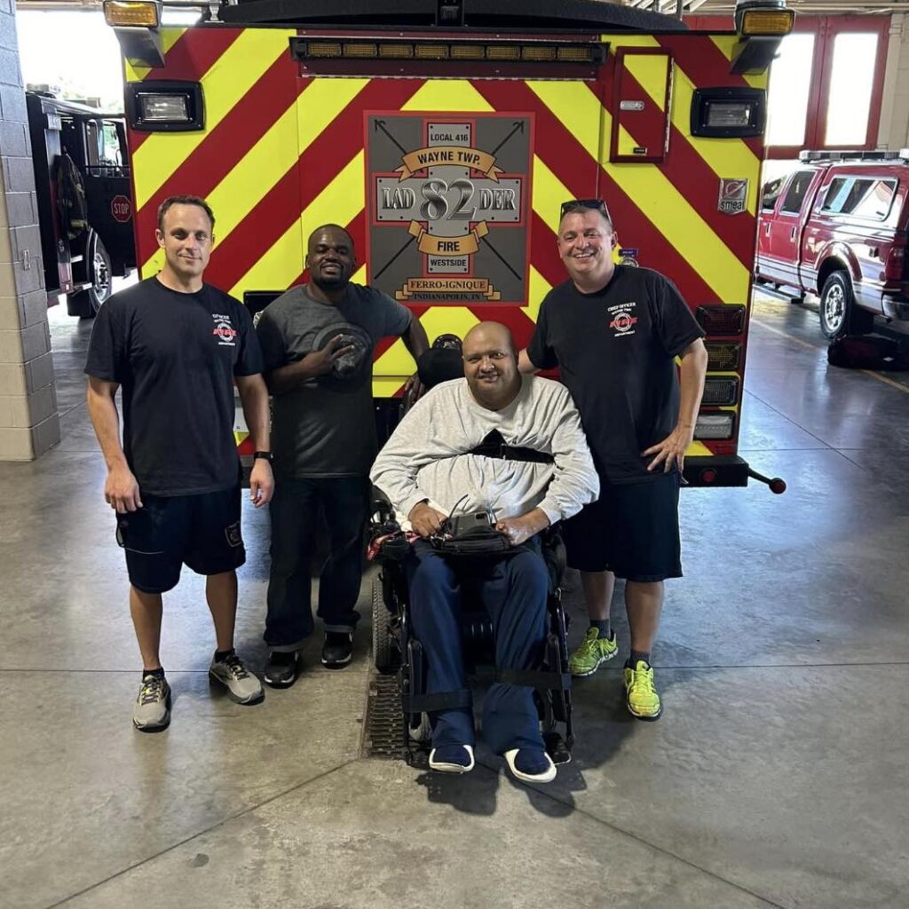 Rod Lambert at the Wayne Township Fire Department. (Source: Wayne Township Fire Department Indianapolis Facebook page)