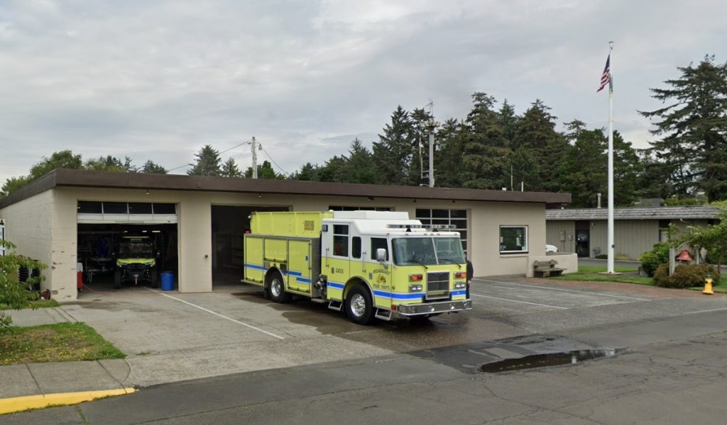 Gearhart Volunteer Fire Department, 670 Pacific Way, Gearhart, Oregon. (Google maps)