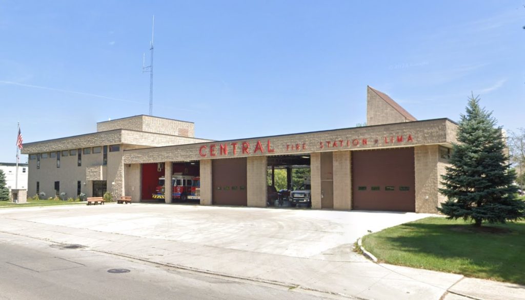 Central Fire Station, 433 South Main Street, Lima, Ohio. (Google maps)