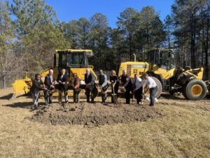 Columbus city and fire department officials conducted a groundbreaking ceremony at the site Jan. 17. (Source: Columbus Fire and EMS Facebook page)